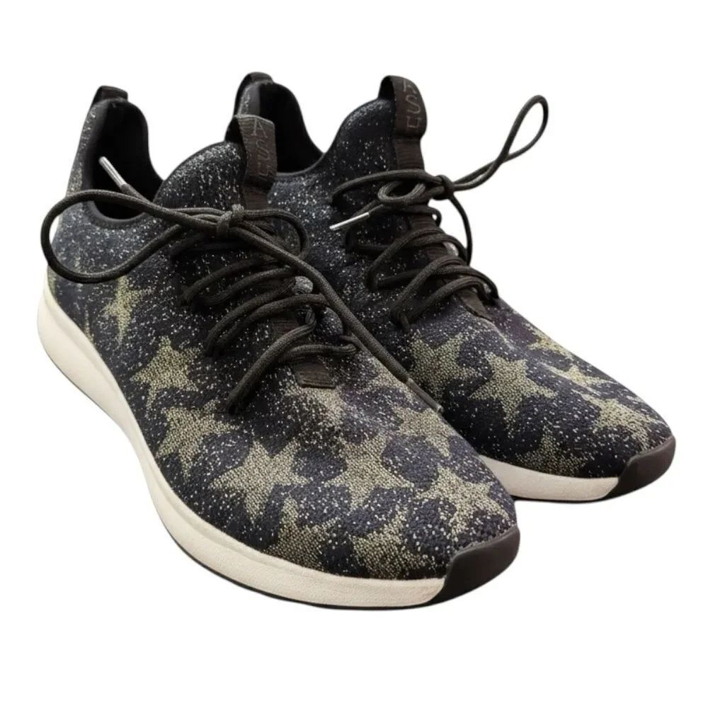 Ash Jaguar Sneakers Metallic Star Gold Navy Blue Women’s Size EU 39